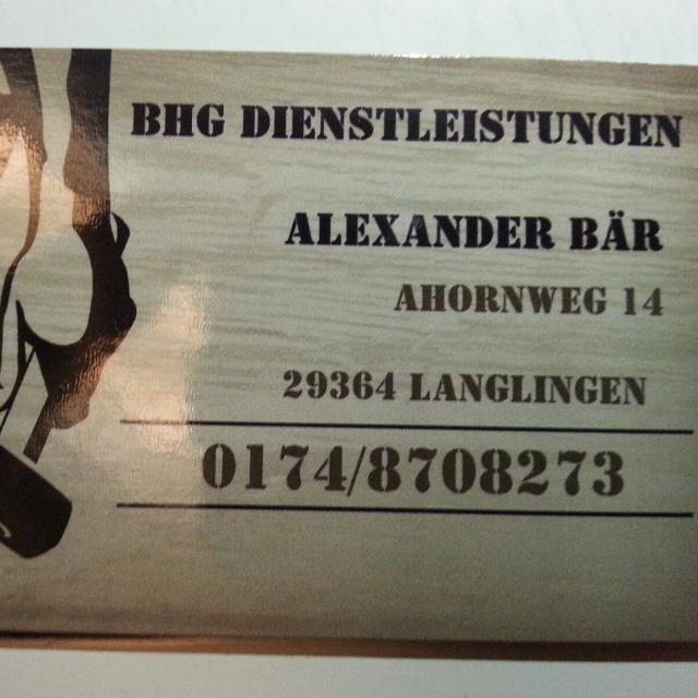 BHG Dienstleistungen